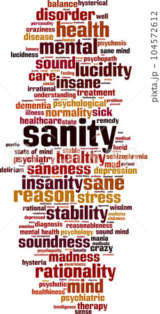 Sanity word cloud 104572612