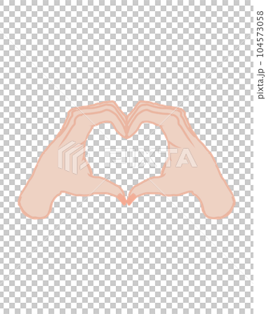 Hand-made heart symbol Hand-made heart symbol 104573058