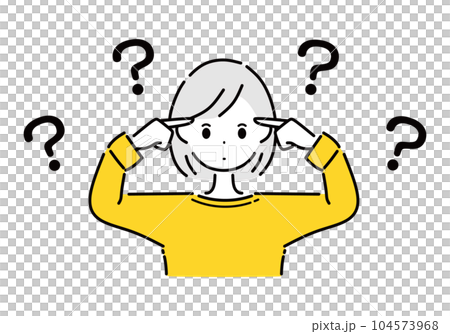 Woman wondering 104573968