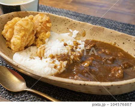 日本の食卓,カレーライス,ビーフカレー　男飯 104576807