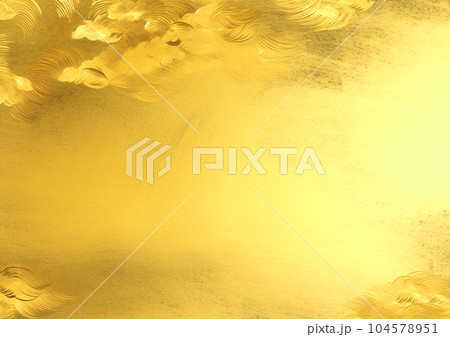 レトロな金色の背景テクスチャ 104578951