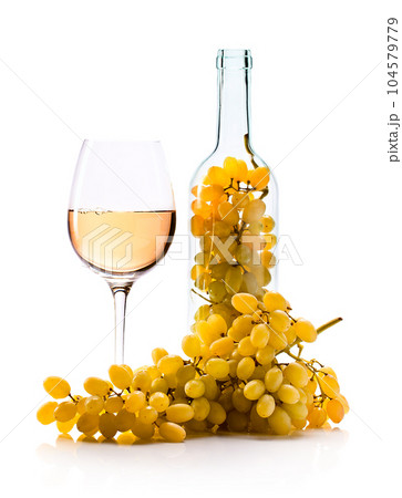 grape and wine on white background grape and wine on white background 104579779