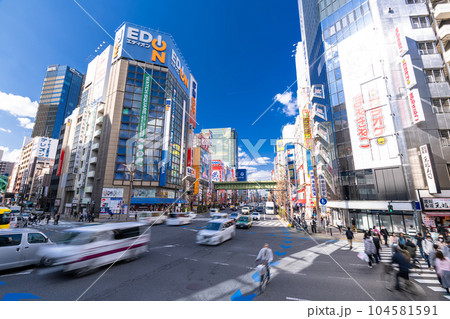 《東京都》秋葉原電気街・都市風景 104581591