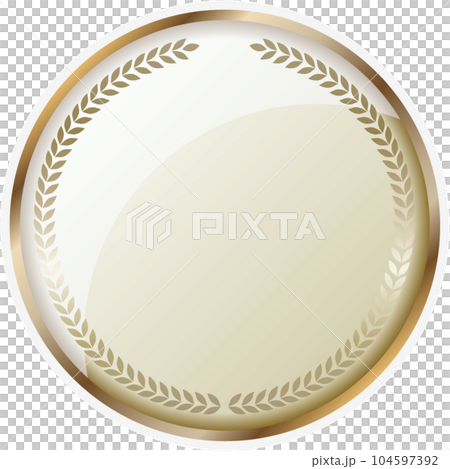 Luxury design medal 104597392