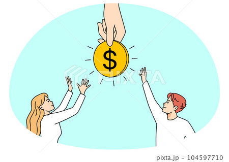 People jump for money People jump for money 104597710
