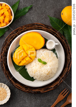 マンゴー マンゴ 餅米 104597806