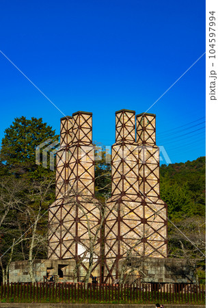 【世界遺産　明治日本の産業革命遺産】秋晴れの韮山反射炉3　静岡県伊豆の国市 104597994