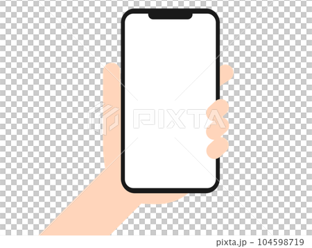 Hand to operate smartphone 104598719