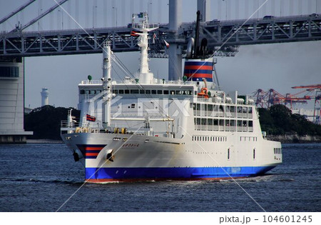丸一日の船を終えて…父島・母島の命を支える貨客船 3代目おがさわら丸 丸一日の船を終えて…父島・母島の命を支える貨客船 3代目おがさわら丸 104601245