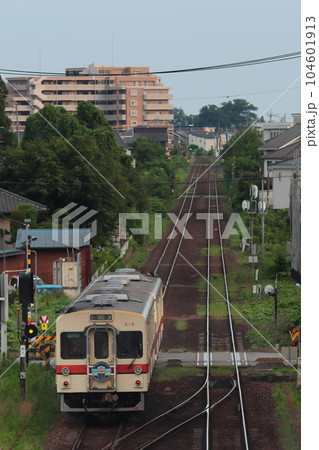 有終の美を飾り疾走する関東鉄道キハ310形気動車_2023/6/24撮影 有終の美を飾り疾走する関東鉄道キハ310形気動車_2023/6/24撮影 104601913