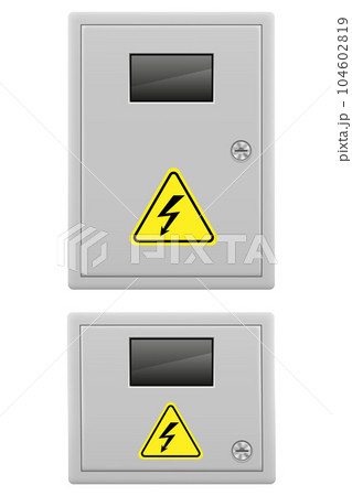 box for automatic electric switches stock vector illustration 104602819