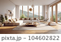 モダンリビングルーム 104602822