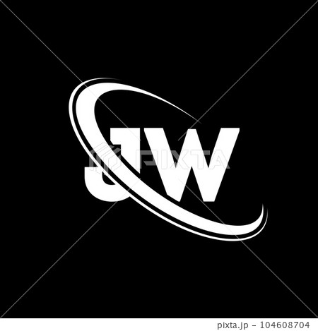 JW logo. J W design. White JW letter. JW/J W letter logo design. Initial letter JW linked circle uppercase monogram logo. JW logo. J W design. White JW letter. JW/J W letter logo design. Initial letter JW linked circle uppercase monogram logo. 104608704