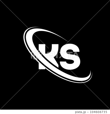 KS logo. K S design. White KS letter. KS/K S letter logo design. Initial letter KS linked circle uppercase monogram logo. KS logo. K S design. White KS letter. KS/K S letter logo design. Initial letter KS linked circle uppercase monogram logo. 104608735