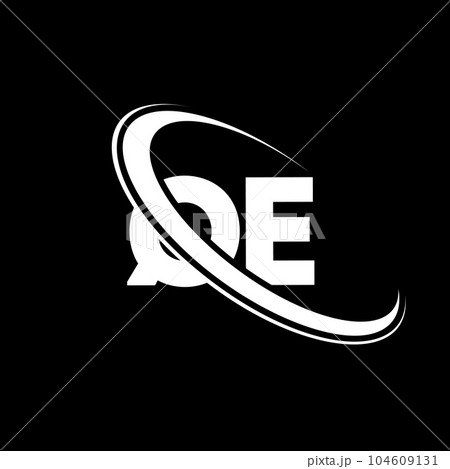 QE logo. Q E design. White QE letter. QE/Q E letter logo design. Initial letter QE linked circle uppercase monogram logo. QE logo. Q E design. White QE letter. QE/Q E letter logo design. Initial letter QE linked circle uppercase monogram logo. 104609131