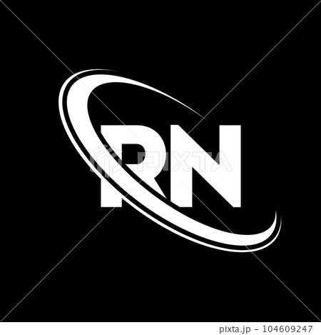 Alphabet Letters Nr Rn Logo Emblem Stock Vector (Royalty Free) 1870709023 |  Shutterstock