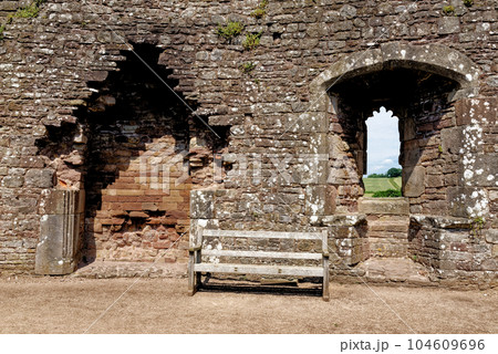 Interior of Raglan Castle - Raglan, Monmouthshire, South Wales Interior of Raglan Castle - Raglan, Monmouthshire, South Wales 104609696