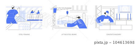 Commercial property building abstract concept vector illustrations. Commercial property building abstract concept vector illustrations. 104613698