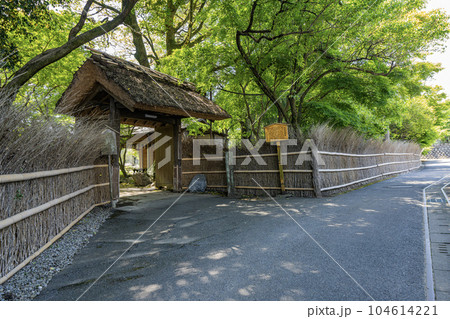 中山道赤坂宿　お茶屋屋敷跡の景色 104614221