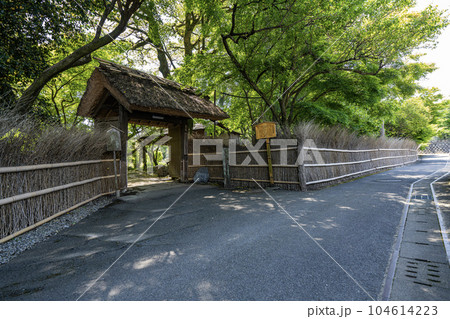 中山道赤坂宿　お茶屋屋敷跡の景色 104614223