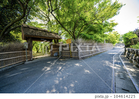 中山道赤坂宿　お茶屋屋敷跡の景色 104614225
