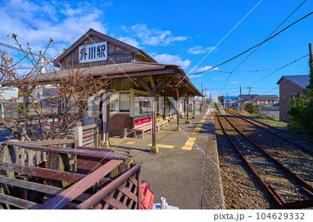 千葉県銚子市外川町の外川駅(銚子電鉄) 104629332
