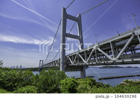 瀬戸大橋　岡山県倉敷市 104630298