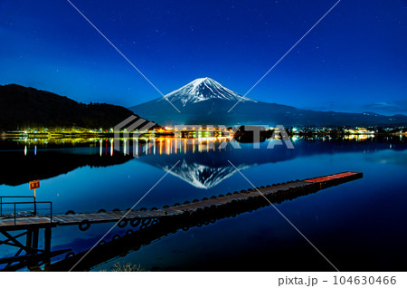 富士山・夜景 ~河口湖~ 富士山・夜景 ~河口湖~ 104630466