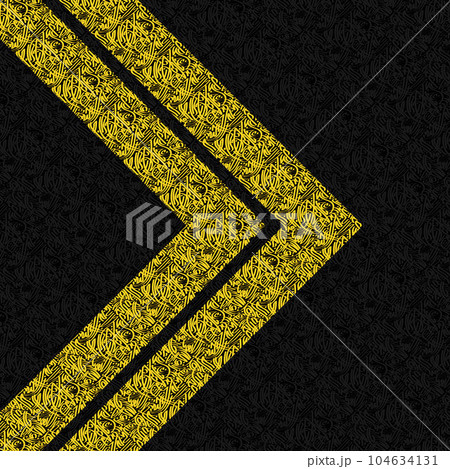 Abstract black and yellow pattern Abstract black and yellow pattern 104634131