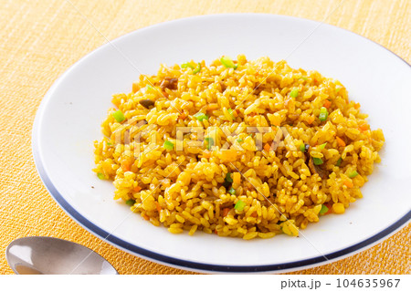 ドライカレーを食べる 104635967