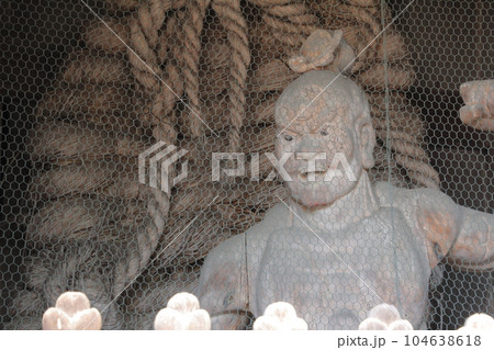 四国霊場第1番札所「霊山寺」金剛力士像 四国霊場第1番札所「霊山寺」金剛力士像 104638618