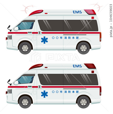 救急車のイラスト 104639603