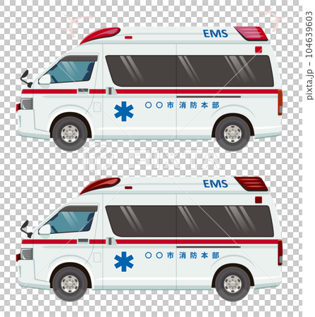 救急車のイラスト 104639603