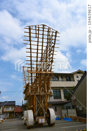 でか山　骨組みの山「地山」　青柏祭　魚町　七尾市 104639617
