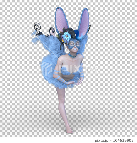 Rabbit fairy 104639905