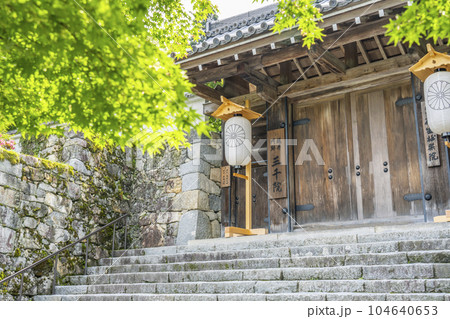 京都大原　三千院御殿門 104640653