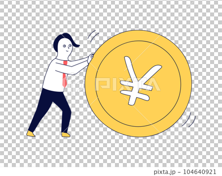 Elite businessman who moves big money 104640921