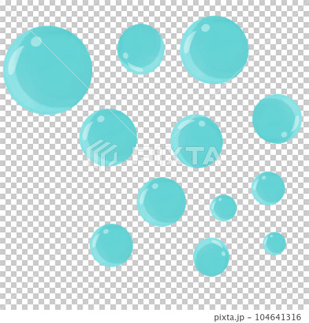 Bubble Blue 104641316