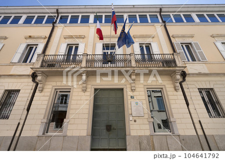 the city hall building in Koper, Slovenia 104641792