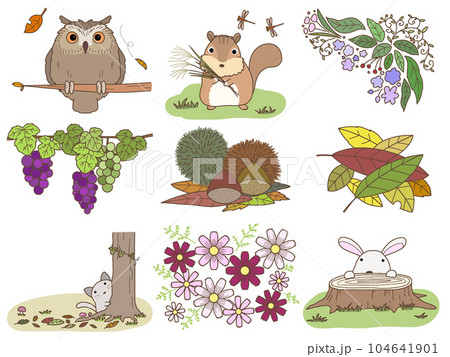 秋の素材　B 104641901