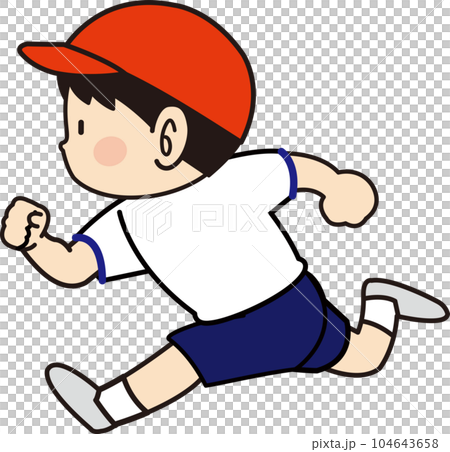 Running boy Running boy 104643658