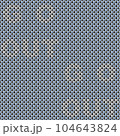 GO OUTという隠し文字の歪んだドットのシームレス背景模様 104643824