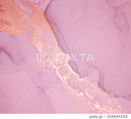 Luxury Ink Pastel. Abstract Mix. Fluid Wave 104644295