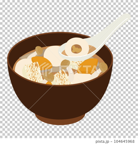Mamebu soup illustration 104645968