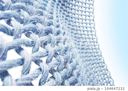 Close-up of fabric interlaced fiber. 104647232