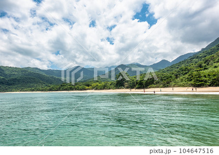 Praia de Parnaioca, Parnaioca Beach at Ilha Grande, Agnra dos Reis, Brazil 104647516