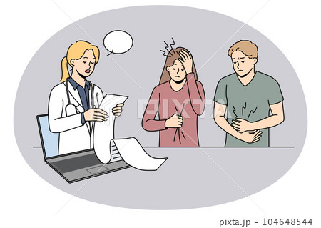 Patients frustrated with online doctor prescription 104648544