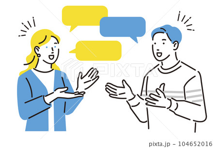 人物 英会話をする人 104652016