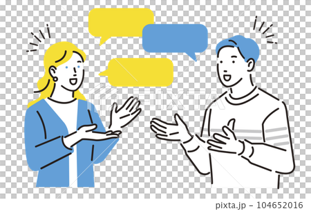 人物 英会話をする人 104652016