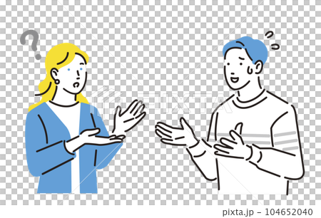 人物 上手に英語を話せない人 104652040